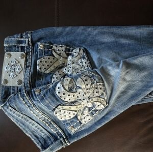 Miss Me Jeans with Embellished Pockets